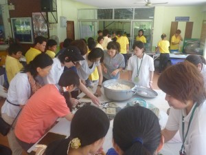 学生交流　タイ　葬式